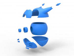 Furret bol 3D printmodel