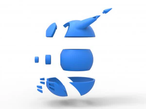 Furret bol 3D printmodel