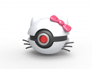 Kitty orb Model Cetak 3D