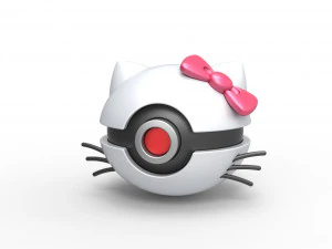 Kitty orb 3D Print Model