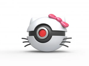 Kitty orb 3D Print Model