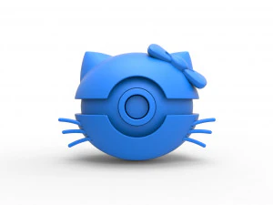 Kitty orb 3D Print Model