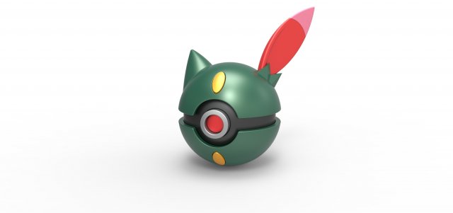 Sneasel orb 3D Print Model .c4d .max .obj .3ds .fbx .stl .blend 