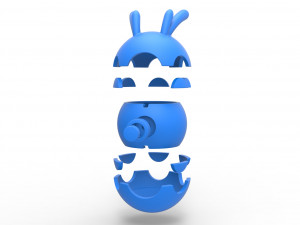 Goomy orb 3D 프린트 모델