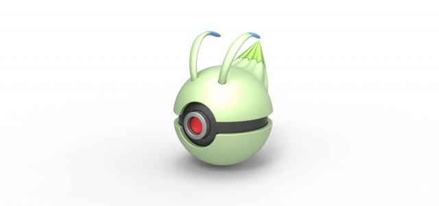 Celebi orb 3D-printmodel .c4d .max .obj .3ds .fbx .stl .blend 