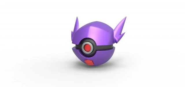 Sableye orb 3D Print Model .c4d .max .obj .3ds .fbx .stl .blend 