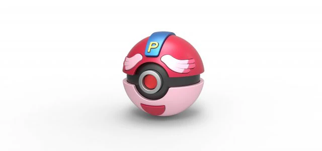 PIA Chansey Ball 3D Print Model .c4d .max .obj .3ds .fbx .stl .blend 