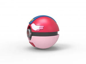 PIA Chansey Ball 3D Print Model