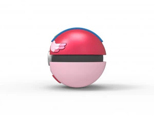 PIA Chansey Ball 3D Print Model