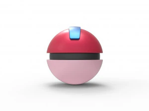 PIA Chansey Ball 3D Print Model