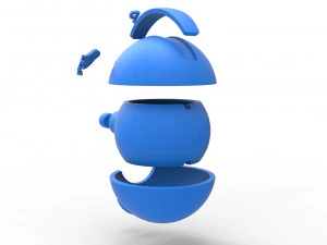 PIA Chansey Ball 3D Print Model
