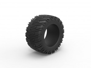 Offroad tire 66 Scale 1 to 25 Modèles 3D en vedette