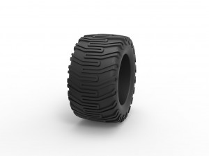 Offroad tire 66 Scale 1 to 25 Modèles 3D en vedette