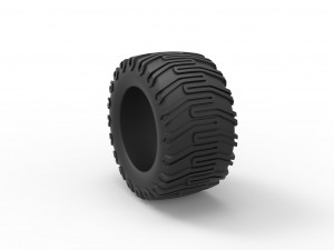 Offroad tire 66 Scale 1 to 25 Modèles 3D en vedette