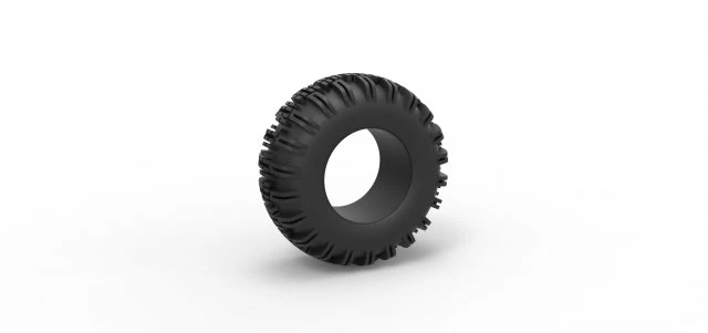 Offroad tire 67 Scale 1 to 25 3D Print Model .c4d .max .obj .3ds .fbx .stl .blend 