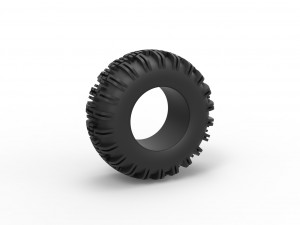 Offroad tire 67 Scale 1 to 25 3D Baskı Modeli