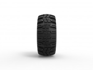 Offroad tire 67 Scale 1 to 25 3D Druckmodell