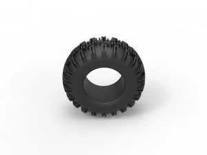 Offroad tire 67 Scale 1 to 25 3D Print Model
