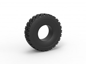 Offroad tire 68 Scale 1 to 25 3D 프린트 모델