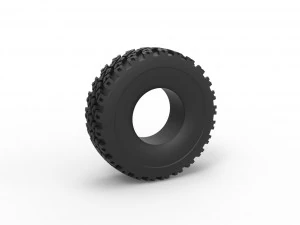 오프로드 타이어 68 스케일 1 ~ 25 3D 프린트 모델