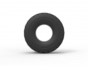 Offroad tire 68 Scale 1 to 25 3Dプリントモデル