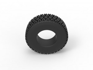 Offroad tire 69 Scale 1 to 25 3D 打印模型