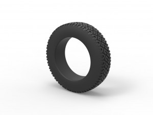 Offroad tire 70 Scale 1 to 25 Modello di stampa 3D