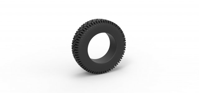 Offroad tire 71 Scale 1 to 25 3D Print Model .c4d .max .obj .3ds .fbx .stl .blend 