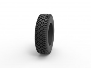 Offroad tire 71 Scale 1 to 25 3D Print Model