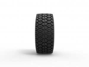 Offroad tire 72 Scale 1 to 25 Model do druku 3D