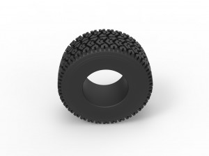 Offroad tire 72 Scale 1 to 25 Model do druku 3D