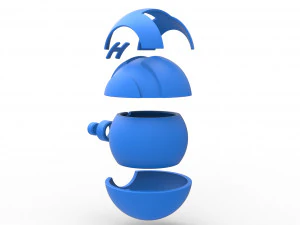 Ultra Ball Version 2 3D Print Model