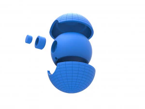 Dynamax Ball 3D Print Model
