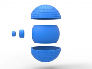 Dynamax Ball 3D Print Model