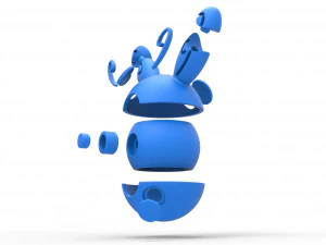 Sfera Spinda Modello di stampa 3D