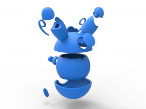 Sfera Spinda Modello di stampa 3D