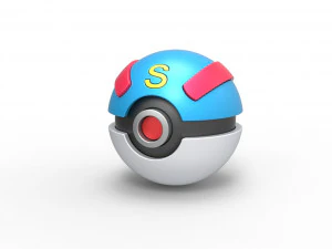 スーパーボール 3Dプリントモデル