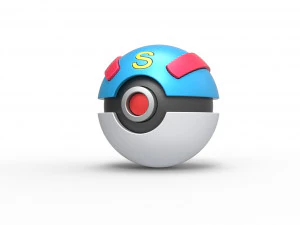 Superbola Modelo de Impressão 3D