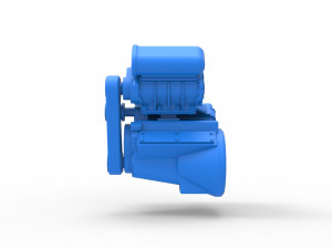 Engine for Hot rod Version 3 Scale 1 to 25 3D-Druckmodell