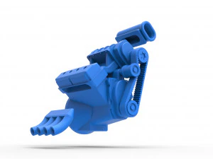 Engine for Hot rod Version 3 Scale 1 to 25 3D Print Model