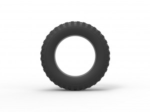 Offroad tire 73 Scale 1 to 25 3D Принт Модель