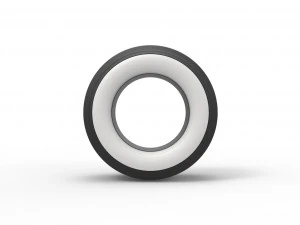 Whitewall race tire Scale 1 to 25 3D Print Model