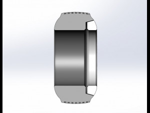 Dune buggy Whitewall rear tire Version 2 Scale 1 to 25 3D 打印模型