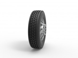 Front custom wheel of semi truck Version 7 Scale 1 to 25 3D Принт Модель