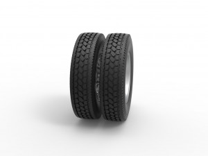 Rear custom wheel of semi truck Version 10 Scale 1 to 25 3D Принт Модель