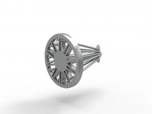 Slab rim insert Version 1 Scale 1 to 25 3D Print Model