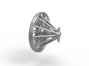 Plaatrandinzetstuk Versie 2 Schaal 1 tot 25 3D printmodel