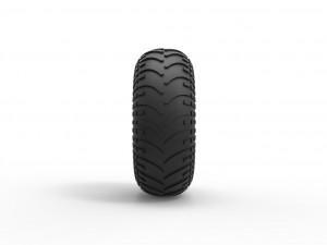 Low pressure tire 9 Scale 1 to 25 Modello di stampa 3D