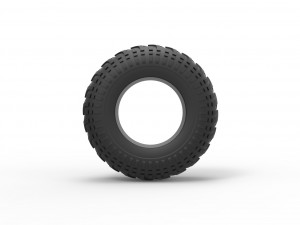 Low pressure tire 9 Scale 1 to 25 Modello di stampa 3D