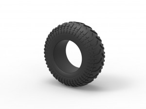 Low pressure tire 9 Scale 1 to 25 Modello di stampa 3D